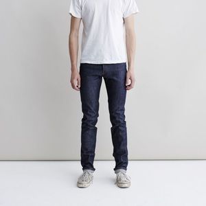 Apc petit new standard raw denim jeans.